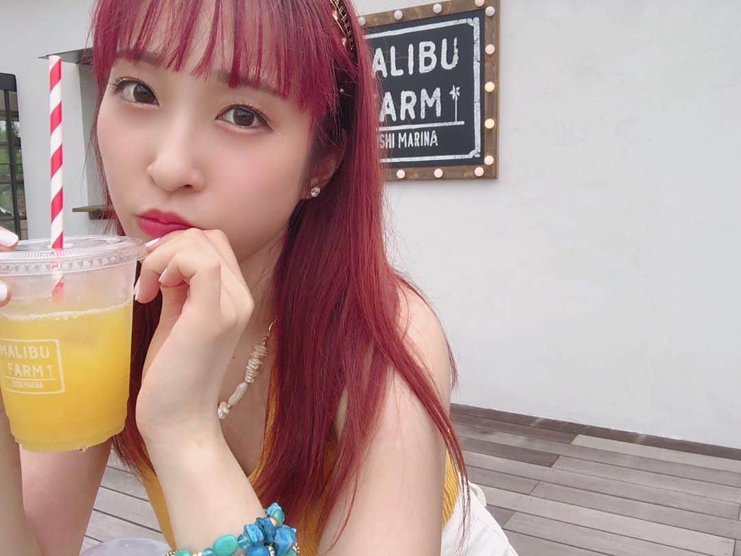 双葉さんのインスタグラム写真 - (双葉Instagram)「🍋S🍉U🐠M🥝M🍒E🏝R🍑 ・ #chaosundergroundzealot #chu_z #redhair #summertime #hotday #followｍe」7月15日 12時04分 - chu_z_futaba