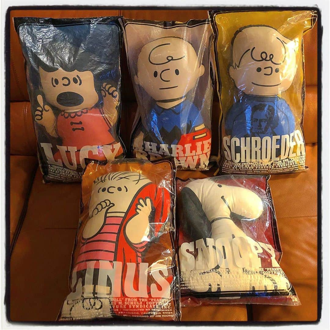 大川知英さんのインスタグラム写真 - (大川知英Instagram)「67's "PEANUTS"Character Pillow Doll's 遂にこの5人が揃った🧘‍♀️次は色違いを..🚬 upi-🤡❗️ #peanuts#pillowdoll#67's#袋付き #遂に5人揃った#スーパー可愛い #色違い欲しい#amecajiboys#takatsubase #アメトイ部キャプテン#YouTube」7月15日 13時42分 - zupposi_swamp