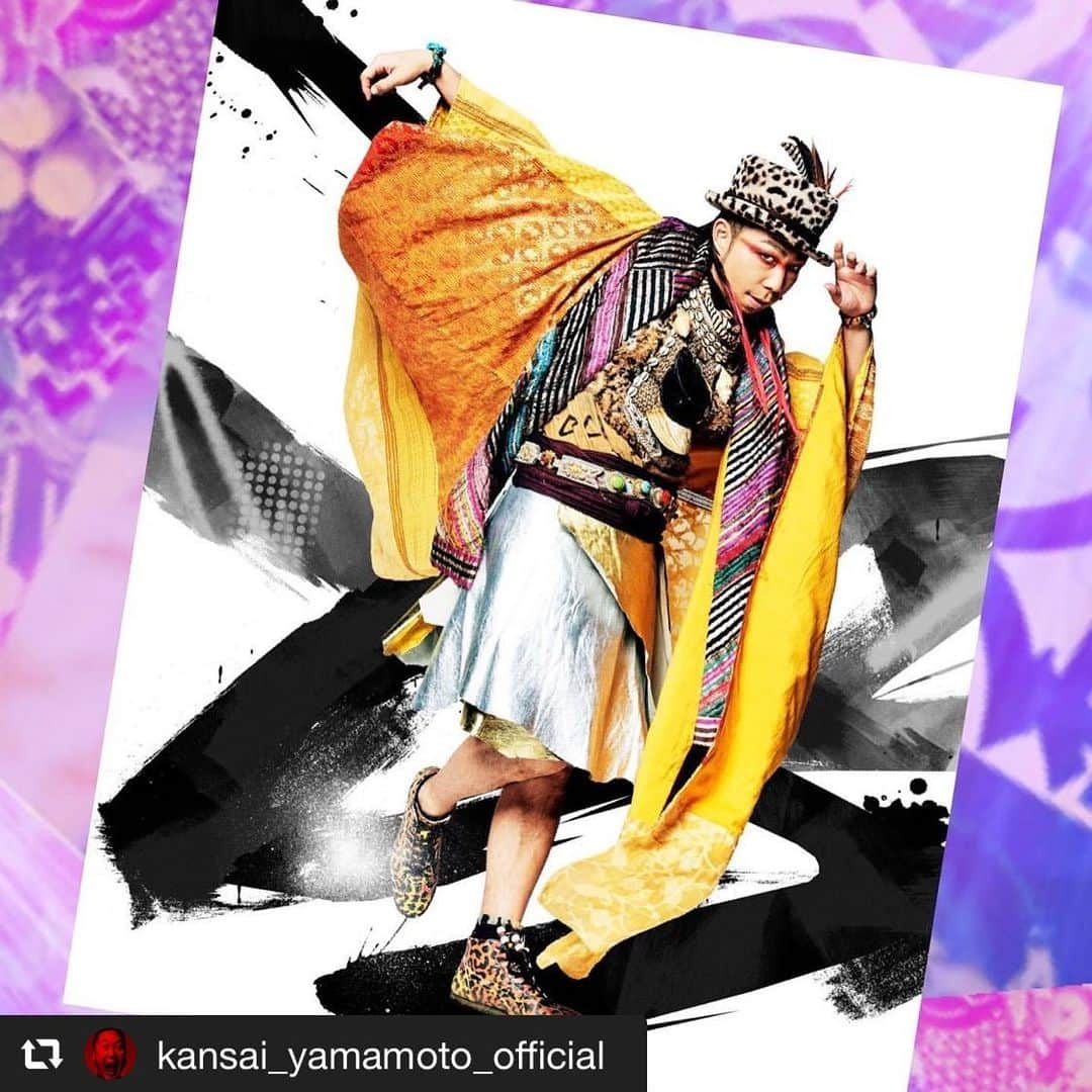 USAさんのインスタグラム写真 - (USAInstagram)「#repost @kansai_yamamoto_official  ＼配信まであと17日／ 寛斎の言う〝晴れ着″とは、自分を鼓舞する服。 EXILE ÜSA @exileusa_danceearth さんより、日本元気プロジェクトに素敵な〝晴れ着″のお写真と、応援コメントを頂きました！  「ファッションで元気を」というコンセプトを聞いたとき、とてもワクワクしました。 僕自身もこれまでファッションで自分のテンションを上げる機会がたくさんありました。 日本中、世界中をダンスで旅しましたが、その土地の伝統的な衣装に身を包むことで、その土地になじむことができるなど、ファッションを通して、自分の気持ちを前向きにするだけでなく、人との交流を広げられた経験もあり、力をもらっています。  #どんな未来も着こなしてやる  #日本元気プロジェクト  #スーパーエネルギー  #ファッション  #学生  #山本寛斎  #exile  #exileusa  #exileüsa  #dance  #kansaiyamamoto  #fashion」7月15日 15時47分 - exileusa_danceearth