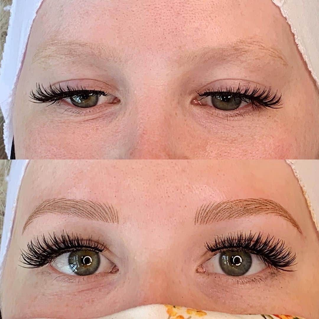 Haley Wightさんのインスタグラム写真 - (Haley WightInstagram)「So happy with these brows 🤩 And SO happy to be Microblading again!  Interested in getting Microblading by me? Just call the studio at (971)337-5401 or visit our website at studiomeraki.net 😊 . . #microblading #cosmetictattoo #brows #eyebrows #portland #oregon #microbladedeyebrows #microbladed #meraki #ombrebrows #microblade #portlandmicroblade #portlandmicroblading #oregonmicroblade #oregonmicroblading」7月16日 1時19分 - cosmobyhaley