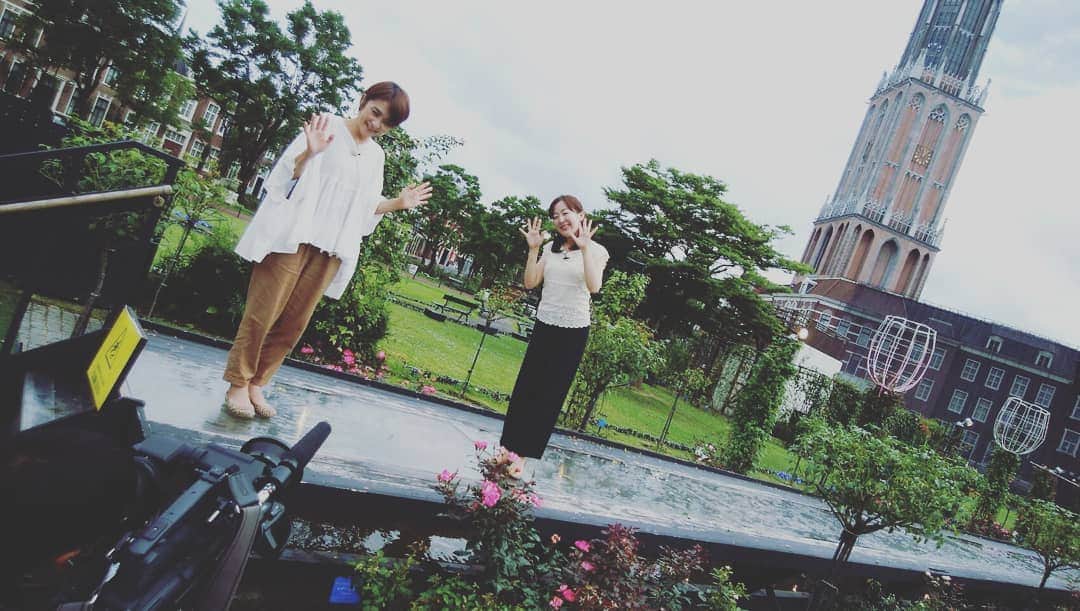 前田真里さんのインスタグラム写真 - (前田真里Instagram)「今日のロケ  #ひるドキ 　 #NCC #ガンバロウニッポン #HTB」7月15日 19時17分 - maedamari