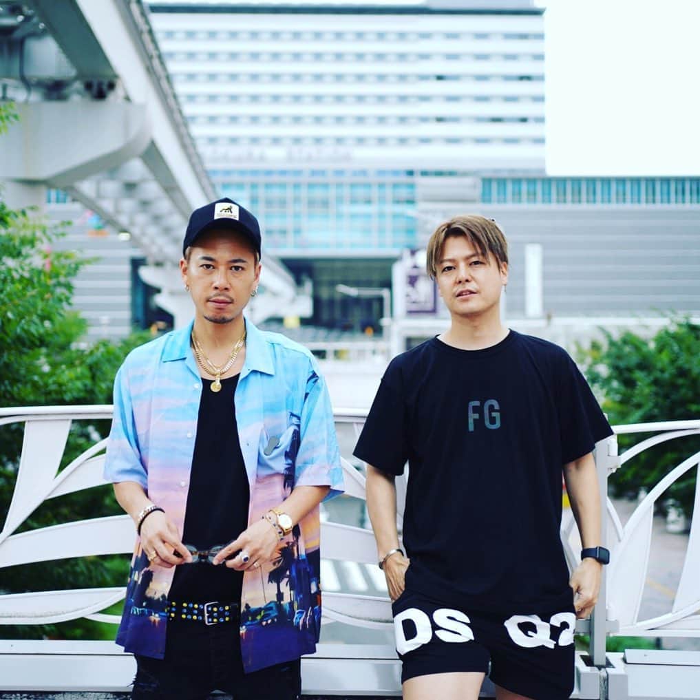 DJ HALのインスタグラム：「with @neoja  小倉の兄弟いつもありがとう！ #九州男児」