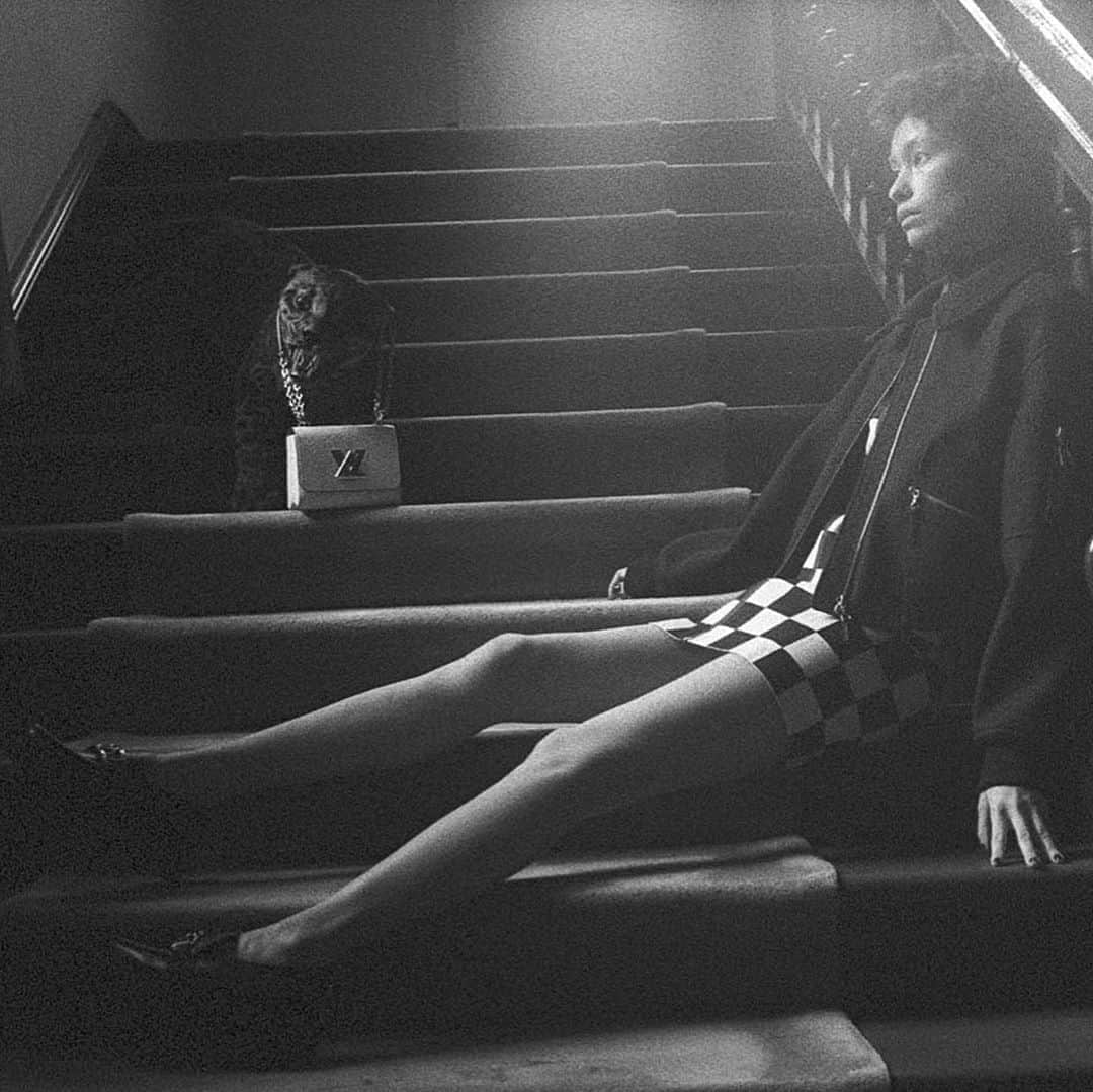 花代のインスタグラム：「shooting for Louis Vuitton rina and yunon」