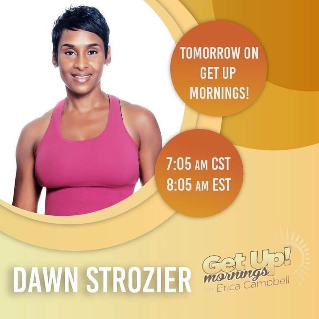 エリカ・キャンベルさんのインスタグラム写真 - (エリカ・キャンベルInstagram)「My trainer!!! Repost from @dawnstrozier • If you are up early tune in @5am PST to Get Up Morning Radio Show with  Mrs. Erica Campbell @imericacampbell and #Griff @trillion  @getuperica  #FaithWalking #LoveTalking #Joyliving #PraiseAndPress #PraiseAndPressThrough #dawnstrozier #dsfitness #DoSomething #DSNoExcuses #Instagood #tbt #fitness #tflers #ootd #exercise #healthy #gym #motivation #Throwback #fit #workout #inspiration #fitfam #lifestyle #health #training #cleaneat  fitspo #weightloss」7月15日 21時10分 - imericacampbell