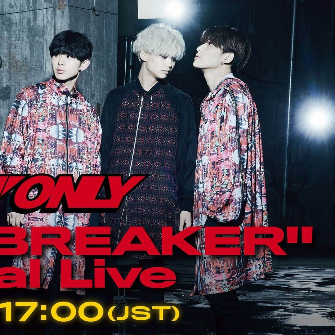 EBiSSHさんのインスタグラム写真 - (EBiSSHInstagram)「＼チケット発売中!!!／ ﻿  #ワンエン #ONOSPLIVE  ﻿ 「ONE N' ONLY "Shut Up! BREAKER" Special Live」チケット発売中!! ﻿ ﻿ 【日時】﻿ 7/26(日)17:00〜﻿ ﻿ ﻿ 離れていても気持ちはひとつ!!!﻿ ワンエンと一緒にオンラインライブを楽しみましょう！﻿ ﻿ ﻿ 購入はこちらから✨﻿ https://tixplus.jp/feature/one-n-only_200726/ ﻿ ﻿ ーーーーー﻿ ﻿ ONE N' ONLY online live ﻿ 「ONE N' ONLY“Shut Up! BREAKER”Special Live」﻿ ﻿  【Date and Time】 ﻿ 2020-07-26（sun） ﻿ Open 16:00 / Start 17:00 ﻿ (Japan time) ﻿ ﻿ 【Price】 ﻿ 2,800JPY（Tax excluded） ﻿ ﻿ 【Sales Period】 ﻿ 2020-07-08(wed) 15:00〜2020-08-29(sat) 17:00 ﻿ ﻿ 【Payment Method】 ﻿ Credit Card/UnionPay/PayPal ﻿ ﻿ 【Archive Delivery Period】 ﻿ 2020-07-28(tue) 12:00〜2020-08-31(mon) 23:59 ﻿ ﻿ Tickets for overseas (when viewing from overseas) ﻿ https://tixplus.jp/feature/one-n-only_200726_os/ ﻿ ﻿ ・If you live overseas, please purchase from here.﻿  (海外にお住まいの方はこちらからお買い求めください。) ﻿ ﻿ ・This will be a live stream from Japan and will not include English subtitles. ﻿ (日本からのリアルタイム配信のため、英語字幕はございません。)﻿ ﻿ ﻿ ﻿ #ONENONLY #ShutUpBREAKER #EBiDAN」7月15日 22時52分 - onenonly_tokyo