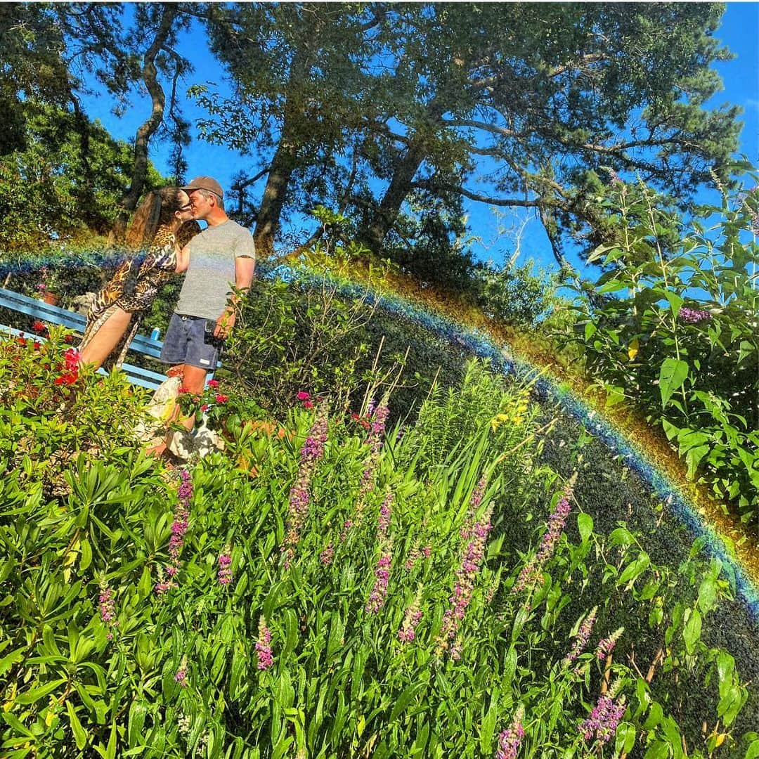 クリスティ・ブリンクリーさんのインスタグラム写真 - (クリスティ・ブリンクリーInstagram)「Love Blooms in my magical Garden of Rainbows! 💕🌈  P.S. Dont forget to tune in to @qvc  in the 4:00 hour I’ll be on around 4:30 with my delicious romantic  #vegan #environmentallyconscious #organicprosecco @bellissimaprosecco 🍇」7月15日 23時10分 - christiebrinkley