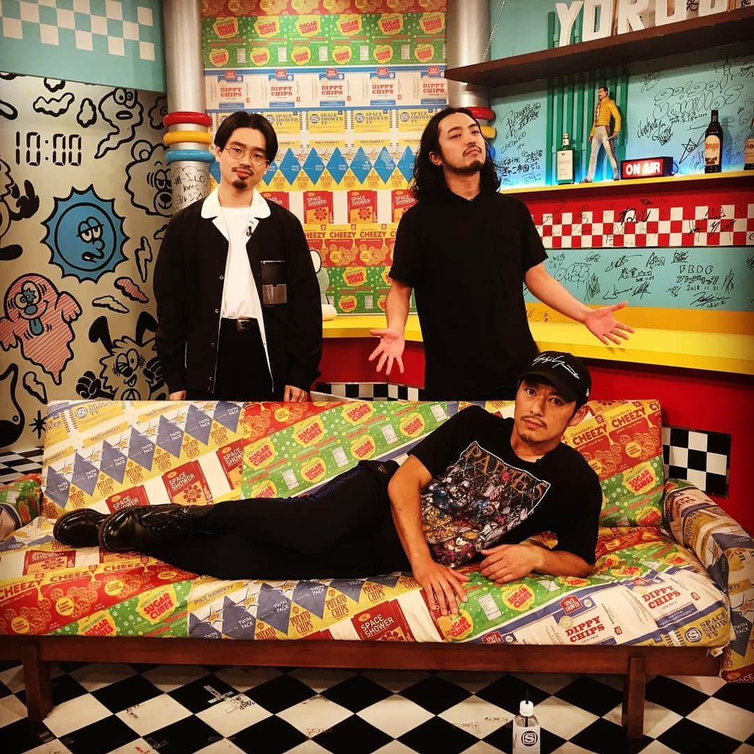 般若さんのインスタグラム写真 - (般若Instagram)「@creepynuts_official  @hama_okamoto  #スペシャのヨルジュウ」7月15日 23時18分 - hannyaofficial