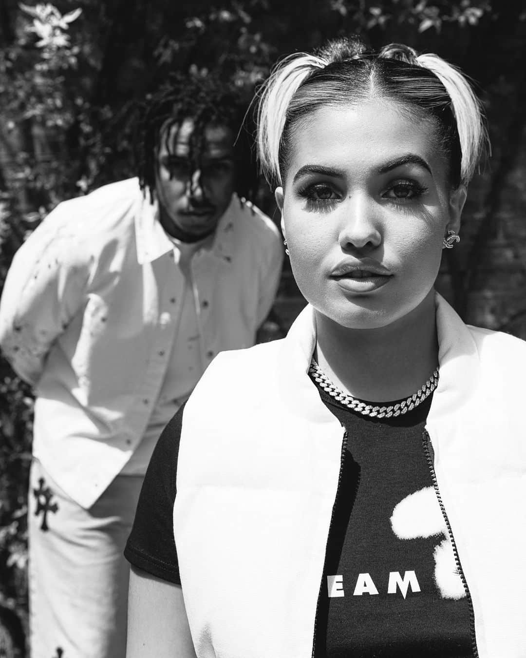 のインスタグラム：「Four years on from their last collaboration, @mabel and @ajtracey came together over lockdown and released “West Ten.” In celebration, we invited them to ask ten questions to one another, completely unfiltered. Head over to thelovemagazine.co.uk to read more.  Photography by @official_kaicapture Interview @harriet.verney」