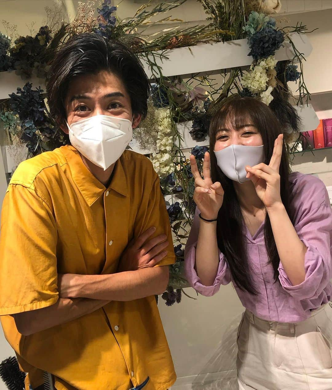 奥山かずささんのインスタグラム写真 - (奥山かずさInstagram)「いつもツルツルにしてくださる ありがとうございます！！ そんな私たちどこかサツマイモコンビ🍠 おやすみなさいま🌙」7月15日 23時49分 - kazusa_okuyama_official