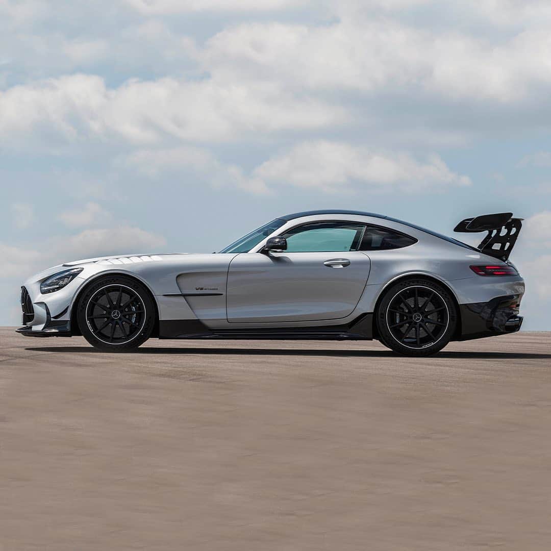 HYPEBEASTさんのインスタグラム写真 - (HYPEBEASTInstagram)「@hypebeastcarclub: @mercedesamg has unveiled details on its most powerful V8 AMG ever built. The new GT Black Series sports a revamped V8 with a new flat-plane crankshaft, new camshafts, larger intercoolers, bigger turbo compressors, and an improved exhaust system resulting in 720hp and 590 lb/ft of torque. The exterior sees a number of aerodynamic upgrades providing 882 pounds of downforce at speeds of 155 mph. ⁠⠀ Photo: Mercedes-AMG」7月16日 0時02分 - hypebeast
