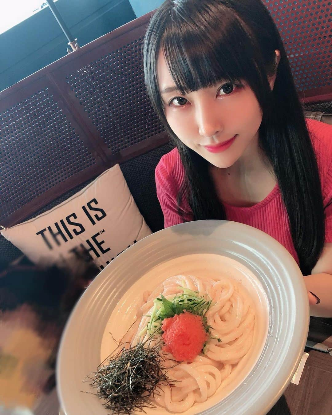 熊本美和さんのインスタグラム写真 - (熊本美和Instagram)「おやくま🐻 . . いっぱい食べた〜💓💓💓 . . #おやすみ #goodnight #🌙 #おやくま #日々の出会いに感謝 #バクステ外神田一丁目 #熊本美和 #miwakumamoto  #アイドル #idol #일본 #아이돌 #アイドルボウラー #Pリーガー #プロボウラーになりたい #japanesegirl #followme #kawaii #makeup #beauty #黒髪 #ランチ #つるとんたん #うどん #３玉 #yummy #明太子 #渋谷 #スクランブルスクエア #すきぴ」7月16日 0時09分 - miwa_babyb