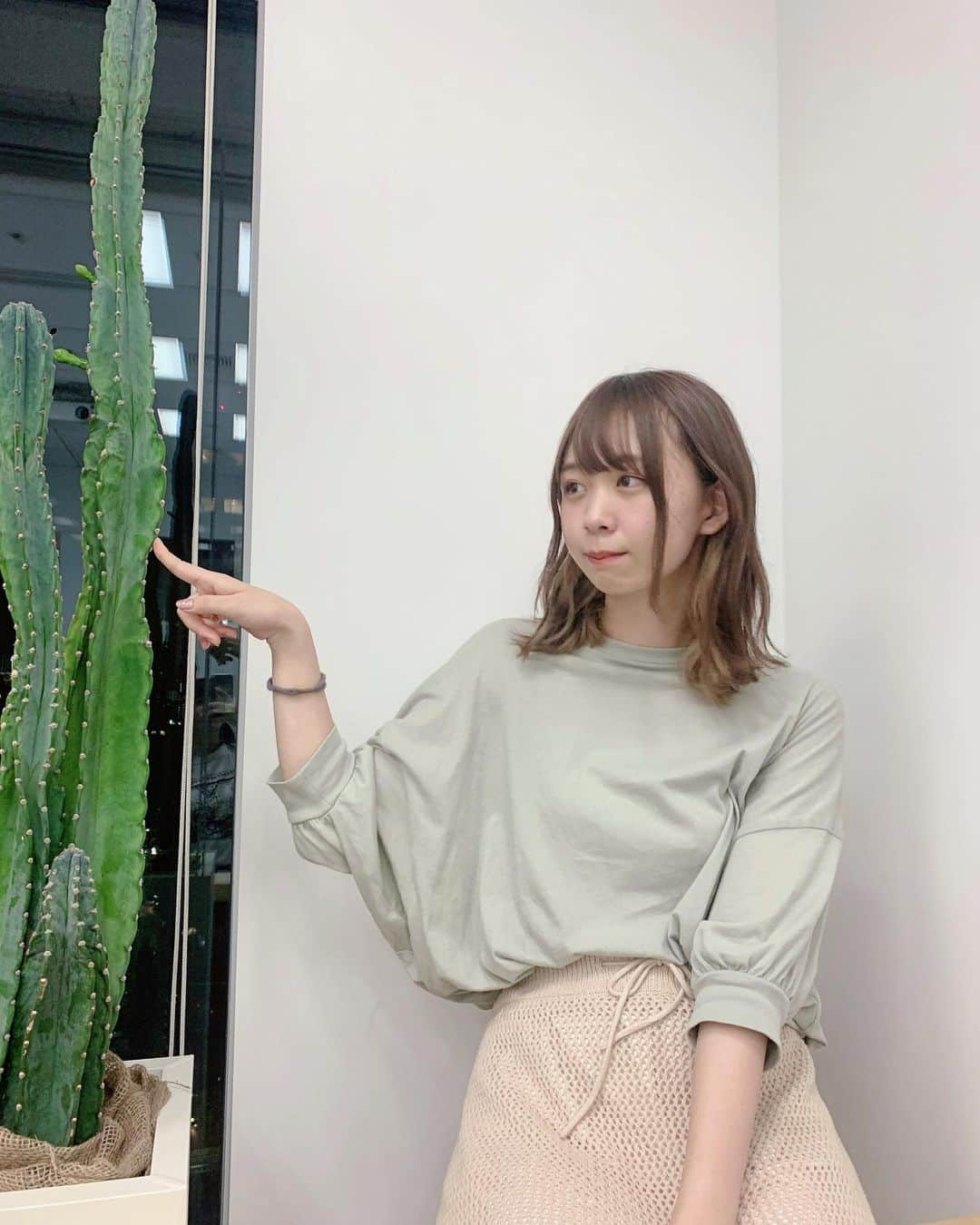 松田美里さんのインスタグラム写真 - (松田美里Instagram)「✉️中文消息✉️  今天很凉快呢🦙 我跳了很多舞累了。 但是我感到一种成就感❕ 尽请期待🤍  今日涼しいねえ〜 沢山踊ったよ達成感すごい！ 楽しみにしててねー て感じのメッセージです( ⸝⸝⸝• ̫ • ⸝⸝⸝ ) #wasuta#中文#中文学习#わーすた#サボテンかわいい @wasuta.world」7月16日 1時03分 - miri_matsuda