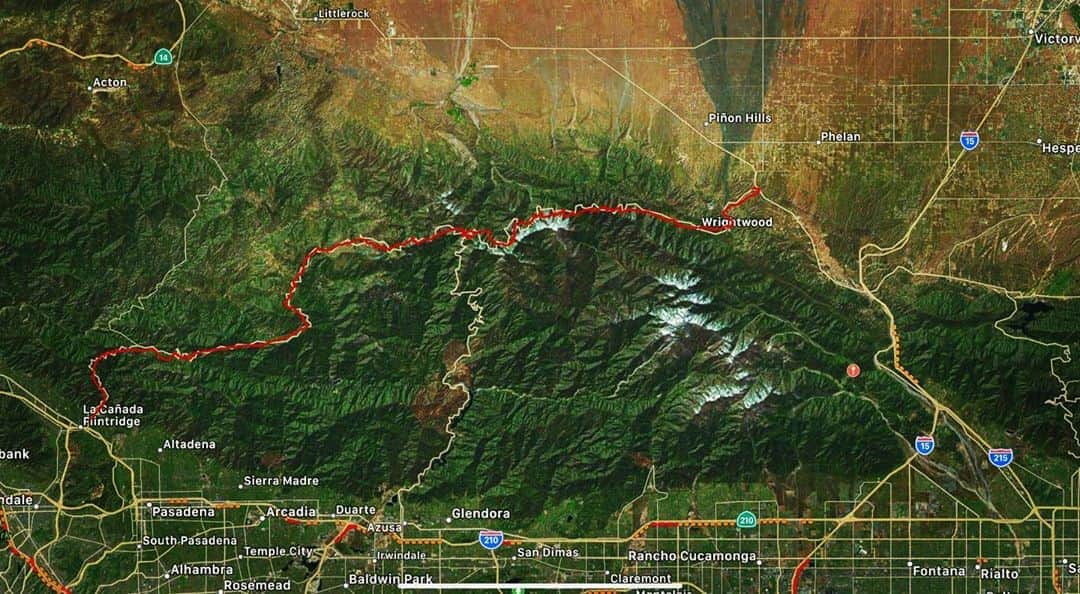 ロブ・モローのインスタグラム：「LAer’s if you are going stir crazy, take a heavenly #DemiDayTrip on Angeles Crest Highway artistically carved out of the San Gabriel mountains. You will forget your cares.  4 1/2 hour loop, with panoramic stops.」