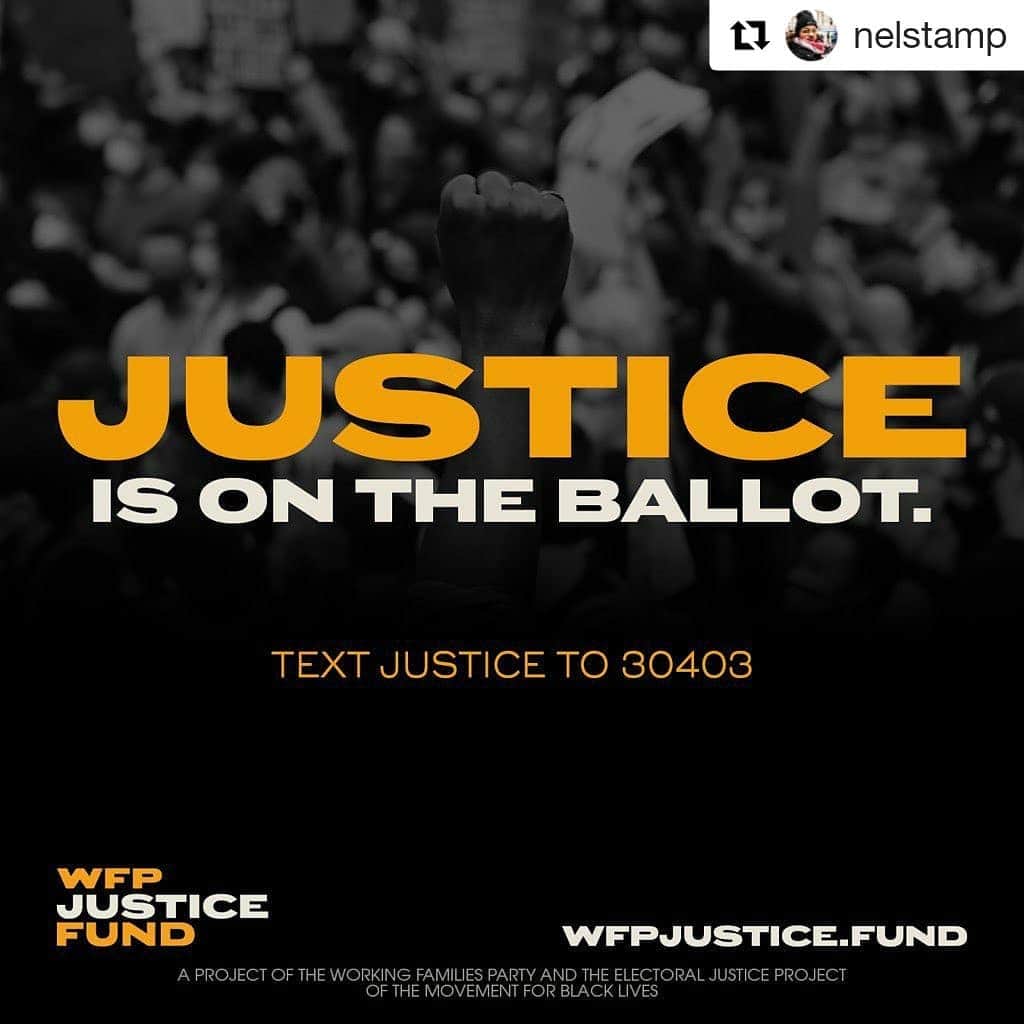 Nolan Gouldのインスタグラム：「From @nelstamp ・・・ The fight to #DefundThePolice won't only happen in the streets. It’s also going to take place in city halls. The Working Families Party and the Electoral Justice Project of the Movement for Black Lives are coming together to launch the WFP Justice Fund — a new national PAC to advance the movement to defund the police and invest in Black and brown communities. They will back elected leaders and candidates who will work for a new vision of public safety, and who will refuse to take money from police unions. Join me as a founding donor to the #WFPJusticeFund and let’s make sure elected officials who are bold in this moment know we have their backs! Text JUSTICE to 30403 or go to wfpjustice.fund to pitch in.  Link in bio」