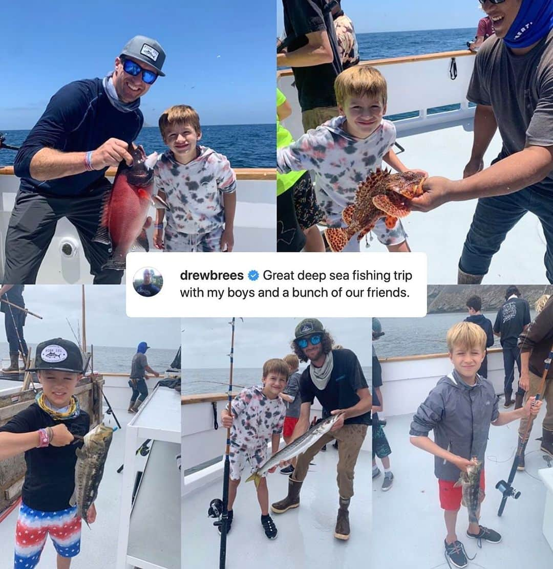 ニューオーリンズ・セインツさんのインスタグラム写真 - (ニューオーリンズ・セインツInstagram)「Cam turns 31, the Brees boys go fishing, and offseason training continues ⚜️ #saintsonsocial is in our bio 🔗」7月16日 3時31分 - saints