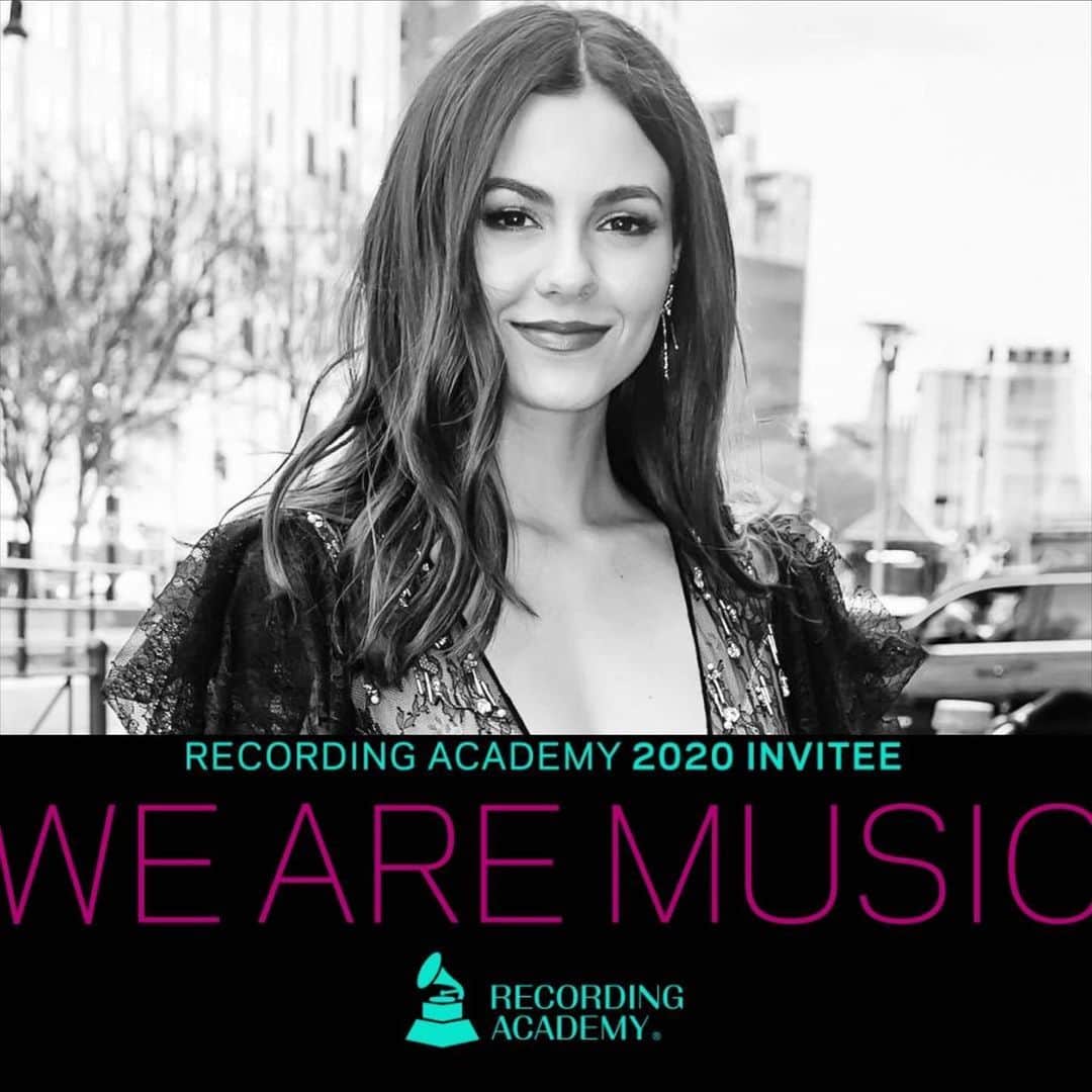 のインスタグラム：「I’m beyond excited to be a new member of the @recordingacademy /GRAMMYs. Music is such an important part of my life and it means the world to be a voice in this vibrant community. I’m honored to have an opportunity to celebrate, represent, and give back to the music and its creators. #WeAreMusic 🙏🏼💜🎼」
