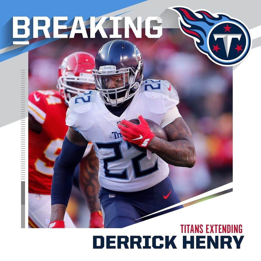 NFLさんのインスタグラム写真 - (NFLInstagram)「Titans, RB Derrick Henry agree to four-year deal. (via @rapsheet) - 📷: Jeff Roberson/AP」7月16日 5時13分 - nfl