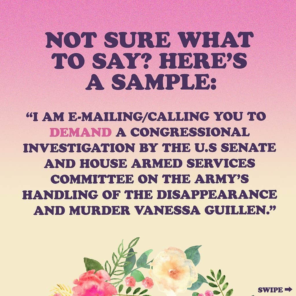 ベッキーGさんのインスタグラム写真 - (ベッキーGInstagram)「We MUST continue to come together and demand justice for #VanessaGuillen. Links in my stories. Repost from @votolatino.」7月16日 7時43分 - iambeckyg