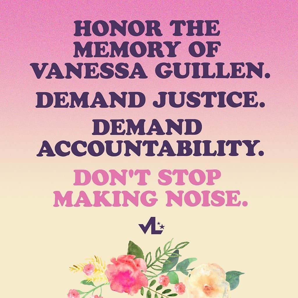 ベッキーGさんのインスタグラム写真 - (ベッキーGInstagram)「We MUST continue to come together and demand justice for #VanessaGuillen. Links in my stories. Repost from @votolatino.」7月16日 7時43分 - iambeckyg