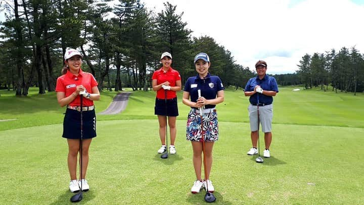 竹山佳林のインスタグラム：「番宣です⛳️ ・ 7月20日放送の「女子ゴルフペアマッチ選手権」に出演します！ ペアでの対決🏌️‍♀️🏌️‍♀️ 是非見てください😊 ・ BS朝日　毎週月曜21時〜 「女子ゴルフペアマッチ選手権　シーズン2」 ・ #ゴルフ #ゴルフ番組  #bs朝日 #女子ゴルフペアマッチ選手権 #番宣 #赤チーム  #newbalance #newbalancegolf  #長谷工コーポレーション  #pinggolf #kasco #ゴルフレーヴ #titleist #palmax」