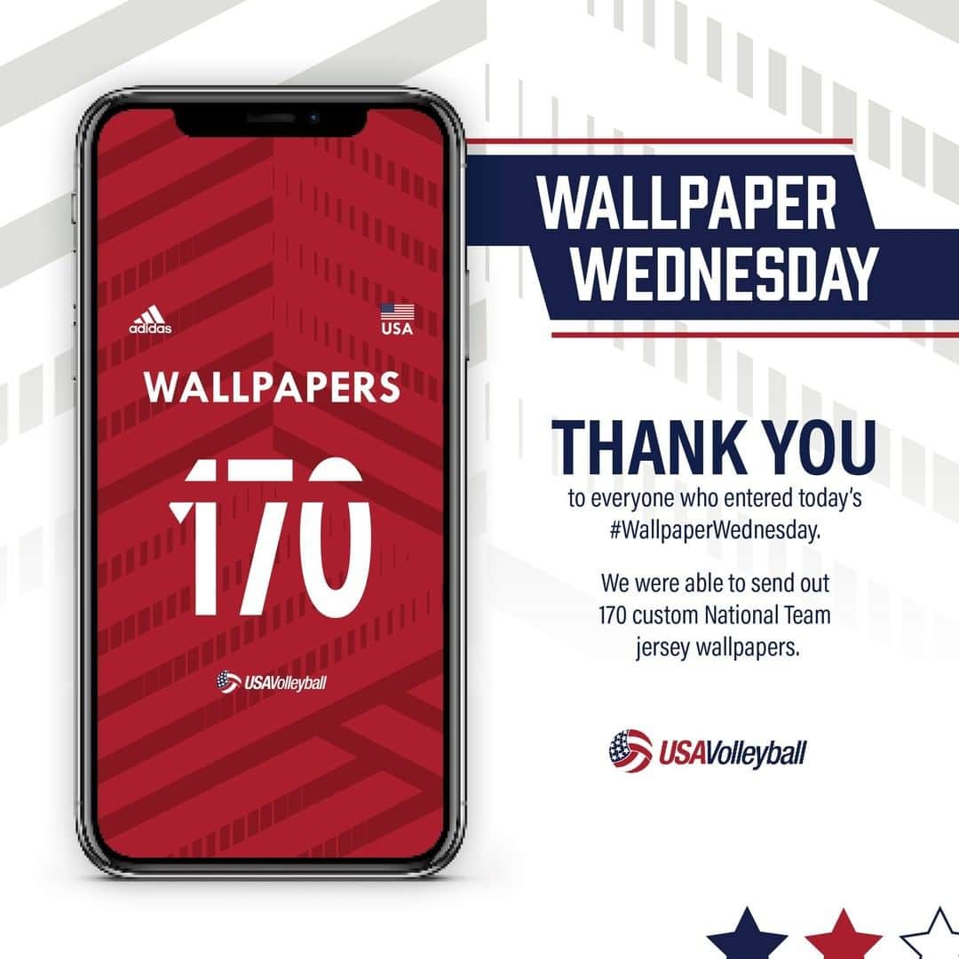 USA Volleyballさんのインスタグラム写真 - (USA VolleyballInstagram)「WOW! 1️⃣7️⃣0️⃣ custom wallpapers made today! THANK YOU to everyone who entered, we couldn't get to everyone but don't worry, we will be doing this again so stay tuned! Now... we need to go ice our hands! 😅 #WallpaperWednesday」7月16日 8時37分 - usavolleyball