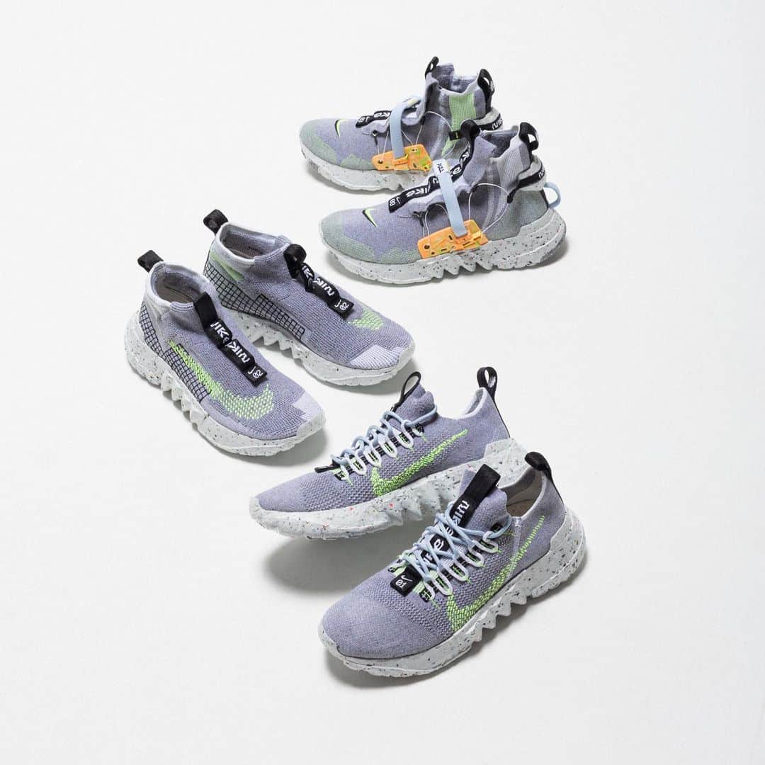 UNDFTDさんのインスタグラム写真 - (UNDFTDInstagram)「Nike Space Hippie "Grey Volt' Collection // Available Thursday 7/16 at Undefeated.com」7月16日 9時52分 - undefeatedinc