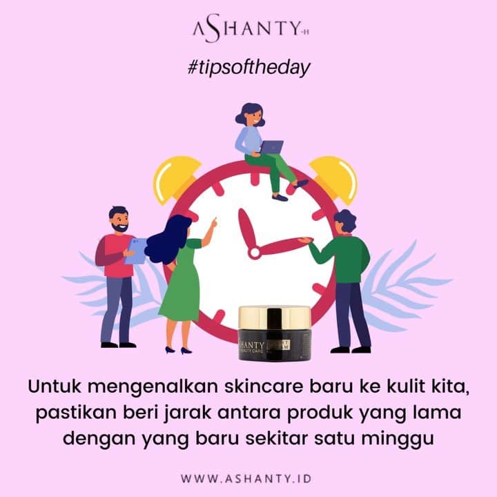 ASHANTY BEAUTY CREAM OFFICIALのインスタグラム：「Banyak sekali yang bertanya, jika ingin berpindah dari cream lama ke Ashanty Beauty Cream harus diberi jeda atau tidak ya ?   Yups ladies, pastinya harus diberi jeda waktu yaaa kurang lebih sekitar satu minggu agar kulit lebih tenang dan dapat menerima cream baru dan mendapatkan hasil yang lebih maksimal ❣️」