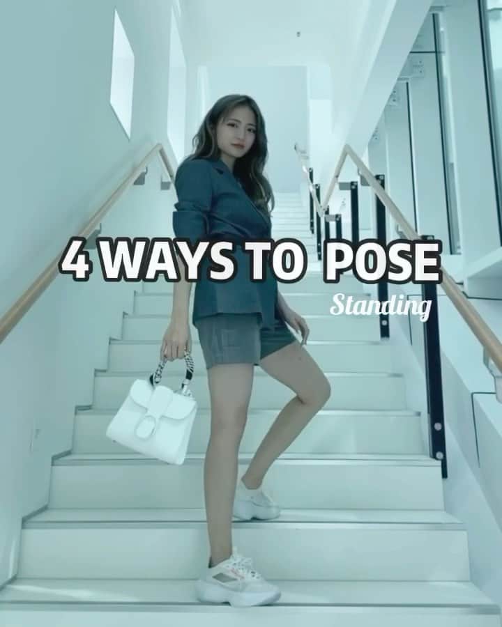 Giann Chanのインスタグラム：「欠妳們的#拍照姿勢 教學2💡  告訴我還想看什麼～～～」