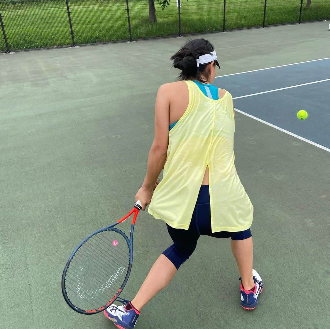 尾崎里紗さんのインスタグラム写真 - (尾崎里紗Instagram)「practice...🎾﻿ ﻿ ﻿ ﻿ #glico ﻿ #powerproduction ﻿ #head ﻿ #headtennis_official﻿ #teamhead ﻿ #asicstennis﻿ #teamasics ﻿ #imoveme﻿ #onitsukatiger ﻿ #株式会社タイド ﻿ #TIDE. ﻿ #gram3 ﻿ #グラムスリー ﻿ #tbc_aesthetic ﻿ #エステ ﻿ #エステティックtbc ﻿ #尾崎里紗 ﻿ #risaozaki ﻿ #tennis ﻿ #tennisplayer ﻿ #テニス ﻿ #fitness ﻿」7月16日 21時03分 - risaozaki410