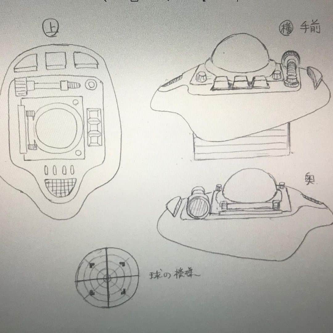 できたくん（高橋和之）さんのインスタグラム写真 - (できたくん（高橋和之）Instagram)「設計図！？  実はこれは こどもちゃれんじほっぷで ガオガオさんが腕につけてたマシーンのデザイン！！  その名もガオガオウォッチ！  できたくんが6年前くらいに書きました☆  もうガオガオさん使ってないかな？  普段は、デザインされた物を形にする仕事の方が多いけど  たまにデザインした物を形にしてもらう事もある！  やっぱりプロの造形屋さんが作るとすごいです！！ ↑映像で一瞬見たのですがそれ以来使ってるのか知らないです☆  見たことある人いたら教えてください^ ^  #こどもちゃれんじ #こどもちゃれんじほっぷ #できたおにいさん #ガオガオさん #設計図 #デザイン #ガオガオウォッチ」7月16日 13時13分 - dekitakun