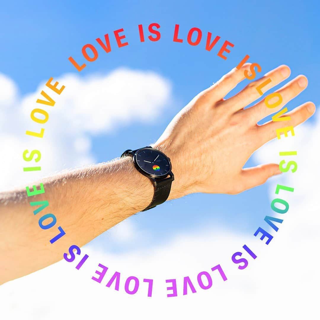 TRIWAさんのインスタグラム写真 - (TRIWAInstagram)「IT IS TIME FOR LOVE! 🌈🌈🌈 For this year’s #pride month, we are back with a watch to honour and celebrate love in all of its forms.  Meet Time for Love, a statement limited edition Midnight Falken that comes with a rainbow colored mini dial, signaling inclusivity, diversity and unity. Each stripe of the rainbow depicts one sector of the LGBTQ community and the queer spectrum. This watch aims to become a statement, a symbol of change that encourages awareness, kindness, and  acceptance for all.  ⠀⠀⠀⠀⠀⠀⠀⠀⠀ For every watch sold, we are donating 15% of the profit to a Russian LGBTQ+ organization fighting for diversity and inclusivity.  ⠀⠀⠀⠀⠀⠀⠀⠀⠀ Wear it with #pride. ⠀⠀⠀⠀⠀⠀⠀⠀⠀ #loveislove #pride #pridemonth #happypridemonth #happypride #lovewins #loveislove🌈#lovehasnogender #lgbtequality #lgbtplus」7月16日 17時11分 - triwa