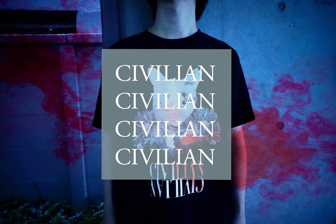 CIVILIANのインスタグラム：「2020.07.18〜 !NEW GOODS! コヤマヒデカズデザイン “Fixed Cat” T-shirt （サイズ：S/M/L/XL） 3,500円 (販売は後日、通販でのご案内になります)」