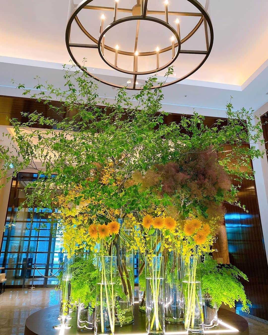 Palace Hotel Tokyo パレスホテル東京さんのインスタグラム写真 Palace Hotel Tokyo パレスホテル 東京instagram 太陽に思いを馳せて 元気をもらえるような今週のロビー装花 Small Suns Are In Full Bloom In Our Lobby Christian Tortu 花のある暮らし