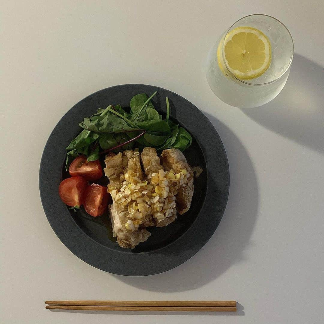 chii.raruのインスタグラム：「＊ いつかのご飯🍽 水餃子食べたい。 今日は遅くなるから無理だけど 今度作りたい🥟 * *」