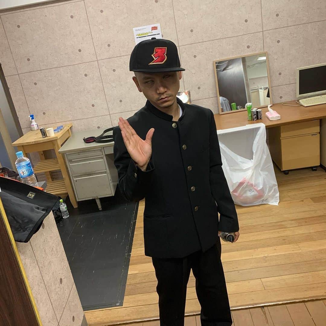 池田真一のインスタグラム：「甥っ子が高校生ラップ選手権に応募したけど小学生と間違れて落とされたなうに使っていいよ！」