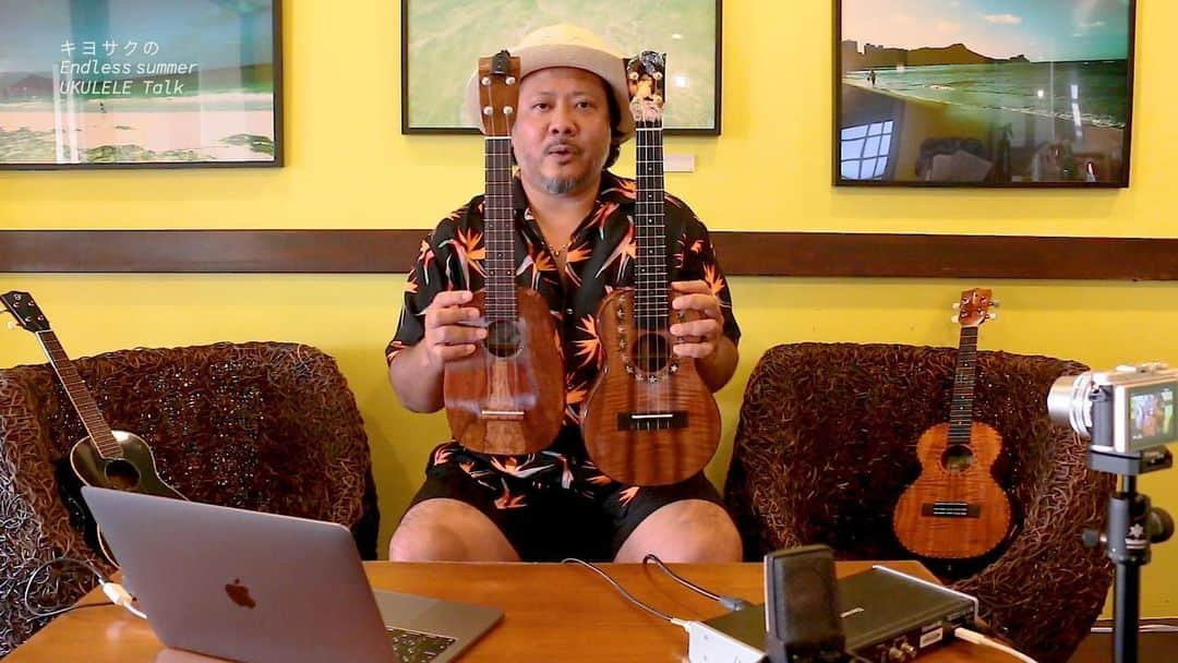 上江洌清作さんのインスタグラム写真 - (上江洌清作Instagram)「【YouTube】  キヨサクのEndless summer  UKULELE Talk # 2  UPしました〜  種類の違う所有ウクレレ 3本　紹介してます😘🤙🌴  プロフィールから飛ぶぞ  是非是非〜  https://youtu.be/2gBYGZymU-M  #キヨサクのendlesssummer   #キヨサクのエンドレスサマー   #UKULELEGYPSY   #ウクレレジプシー」7月16日 22時02分 - 00800