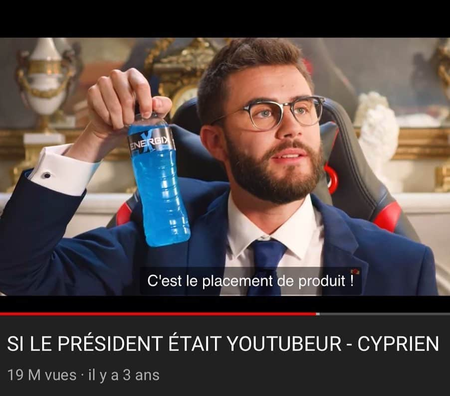 Cyprienのインスタグラム：「Moi : écrit des blagues La réalité :」