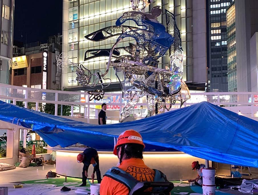 松山智一さんのインスタグラム写真 - (松山智一Instagram)「Nite vision 🦉#ShinjukuStation #LumineEST」7月16日 22時26分 - tomokazumatsuyama