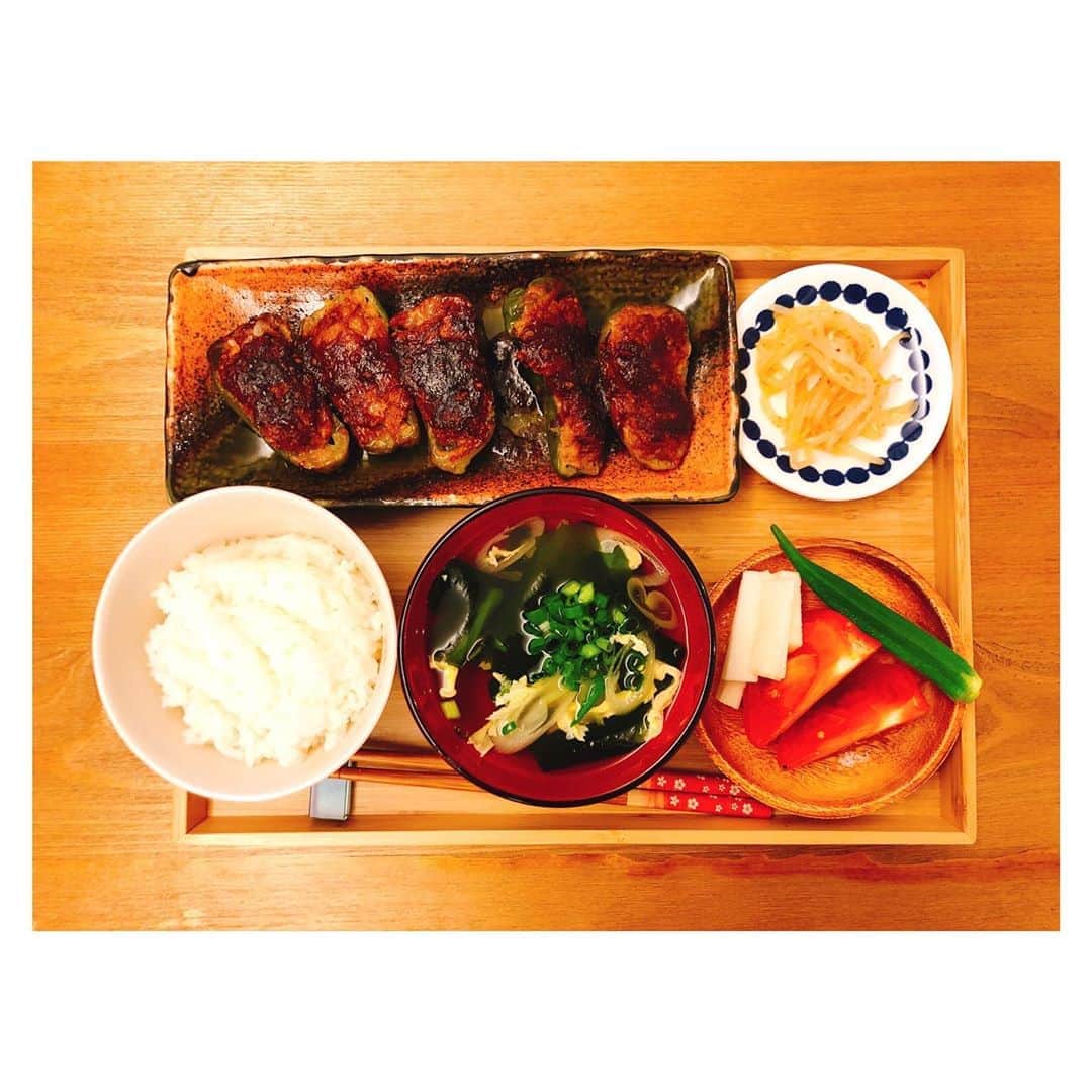 芹澤優さんのインスタグラム写真 - (芹澤優Instagram)「ピーマンの肉詰め インスタにものせとこう！」7月16日 22時39分 - seriko_is_no.1