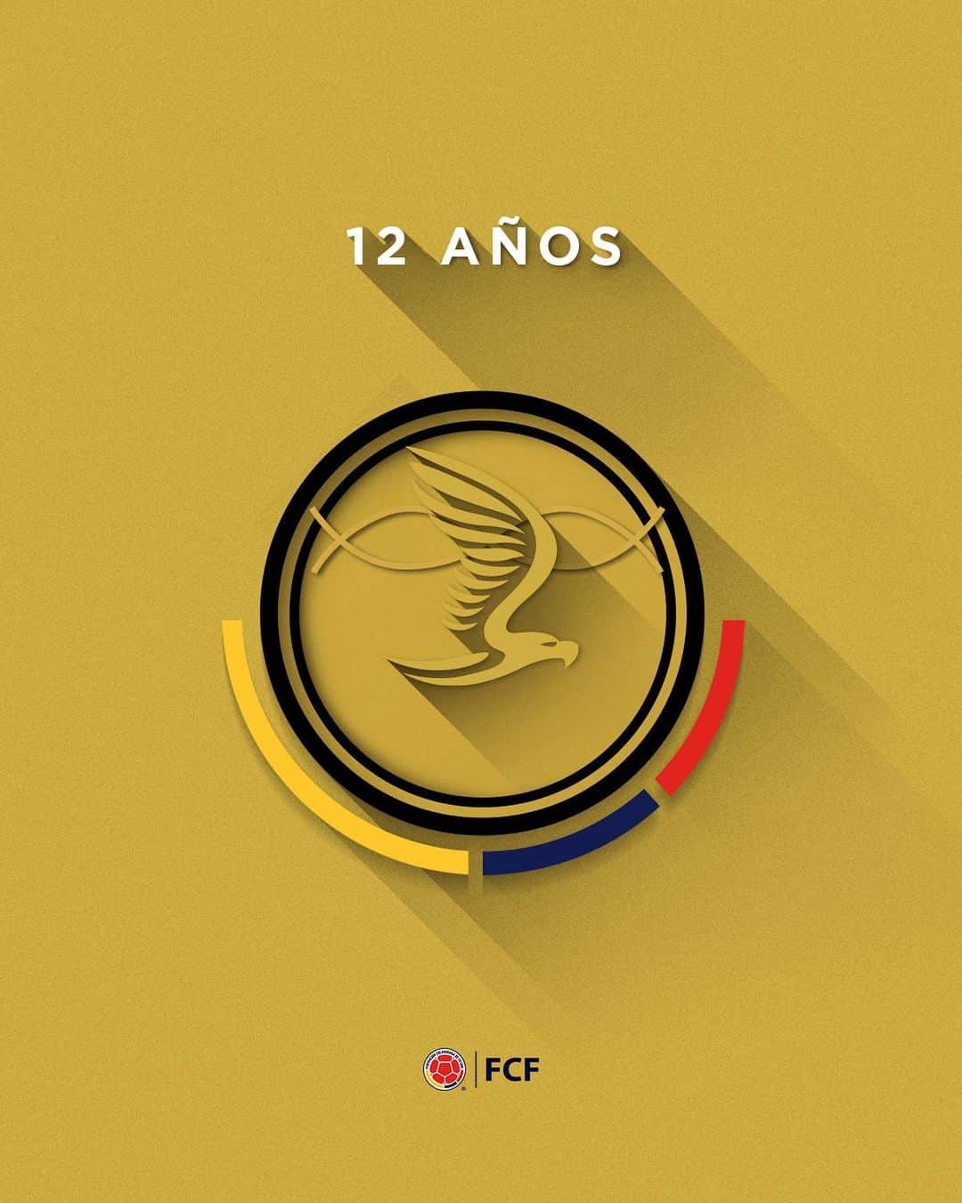 サッカー コロンビア代表チームのインスタグラム：「Ya son 1⃣2⃣ años de fundación de @aguilasdoradasr 🎉   Queremos enviarle una felicitación al club. Esperamos que sean muchos más siendo parte de nuestro fútbol 🇨🇴⚽  Un abrazo de gol 🤗」