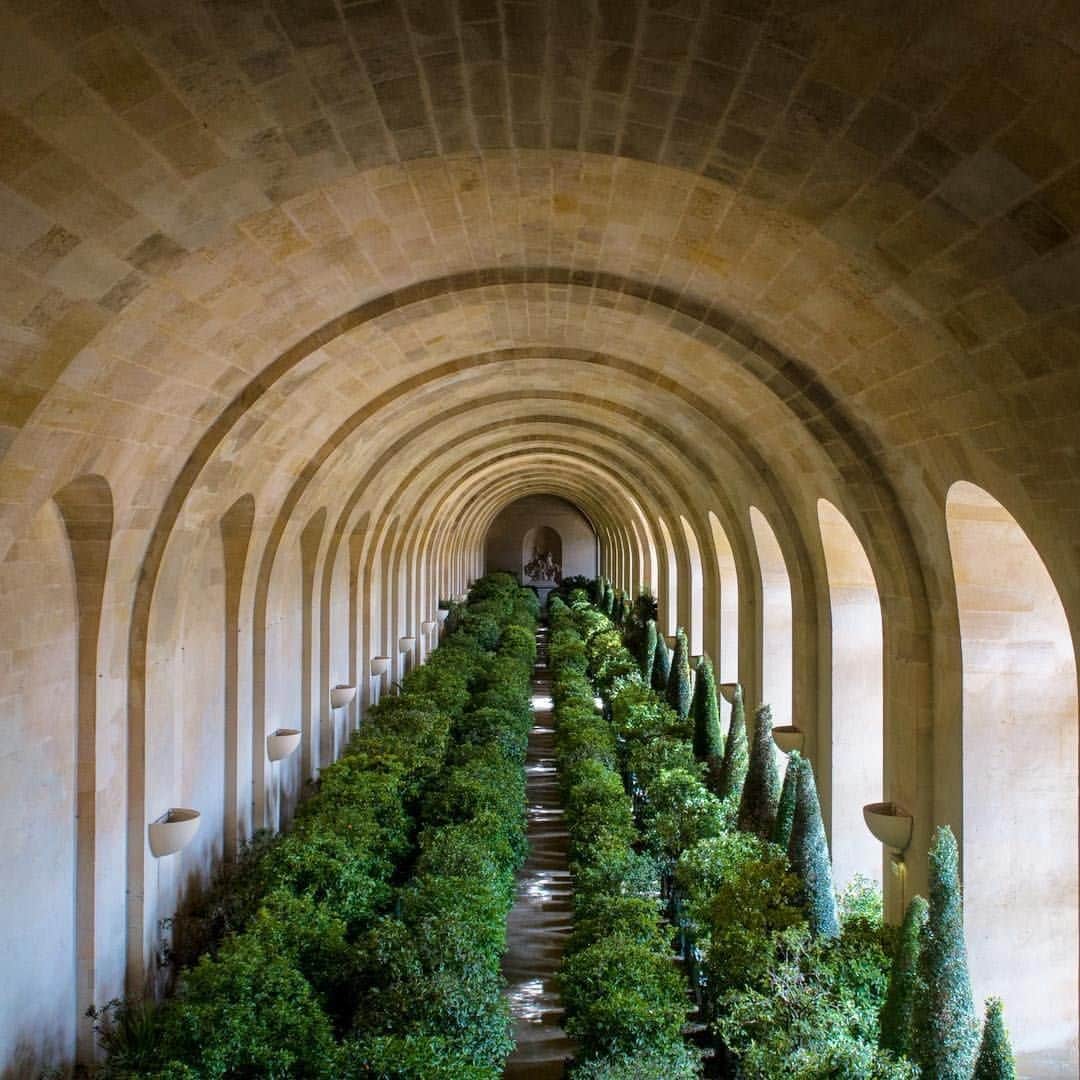 のインスタグラム：「in 1683 Jules Hardouin-Mansart redesigned the Orangerie at the Palace of Versaille, housing the largest collection of orange trees in the world at the time. ⁠ photo by: @chateauversaille」