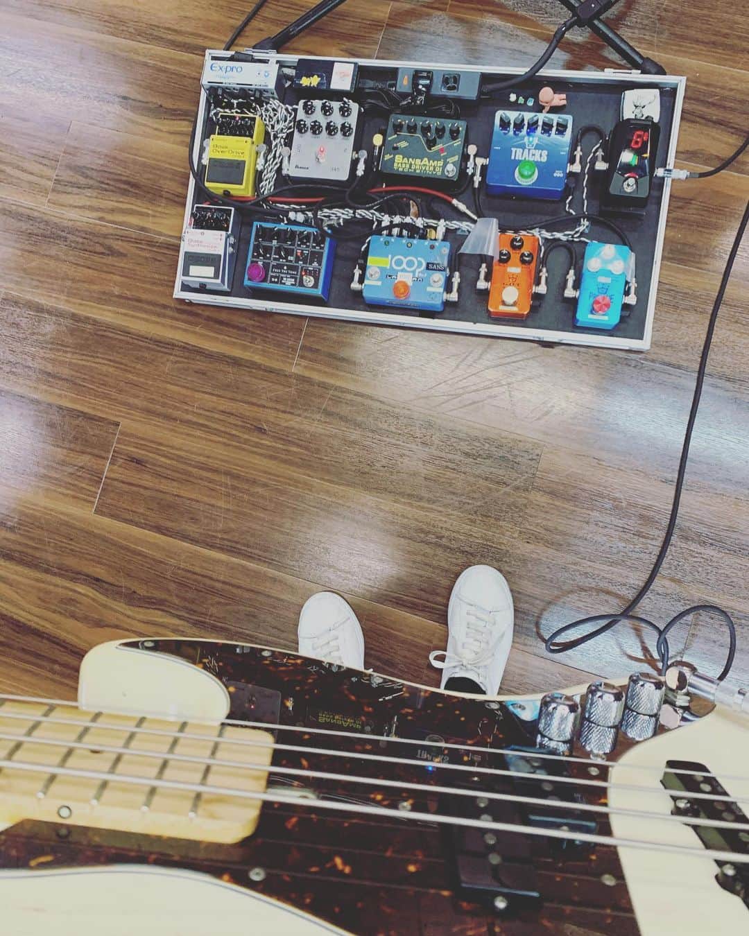 のインスタグラム：「久しぶりに大きい音を出して、嬉しい楽しい1日でした👻  #凛として時雨 #345 #ベース」