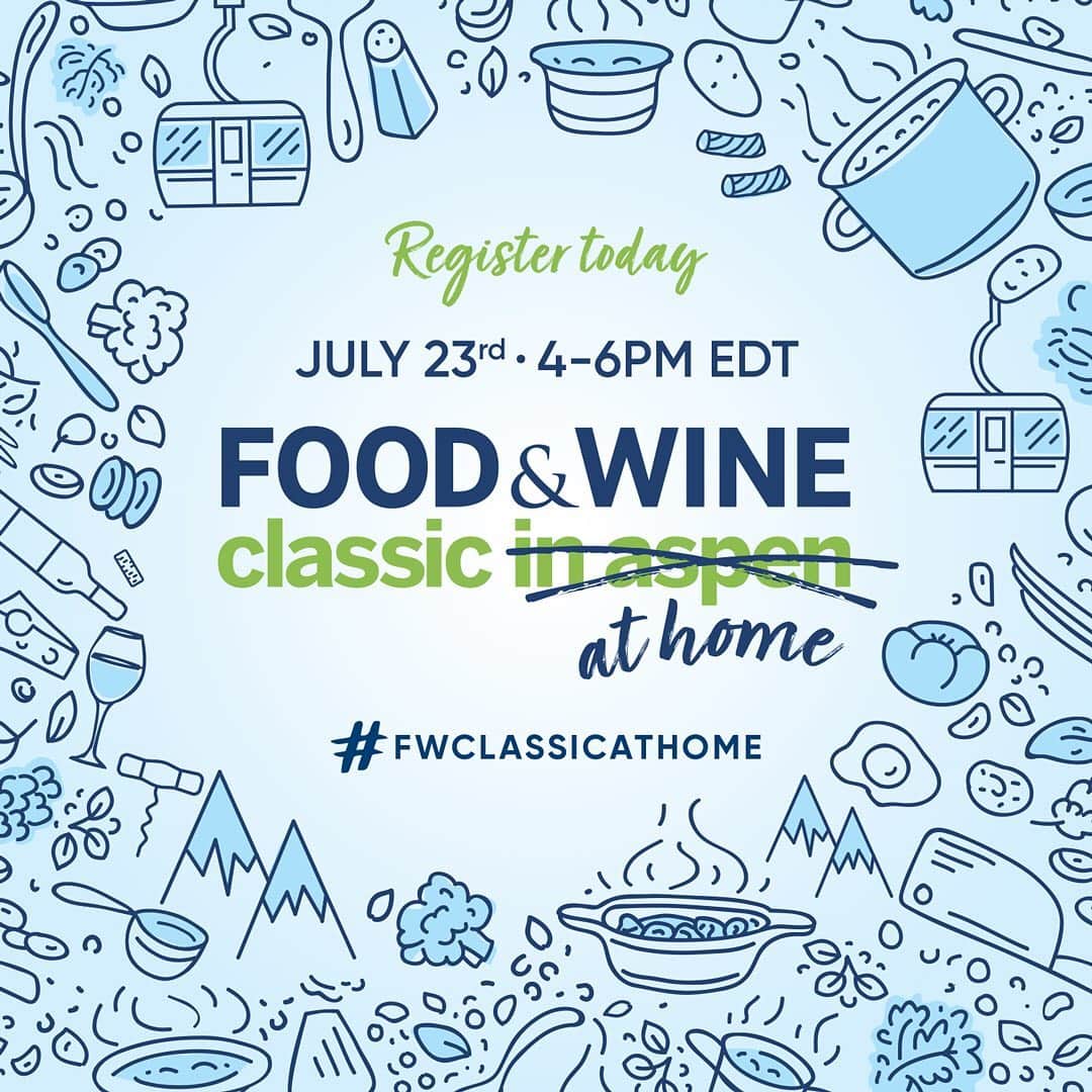 Food & Wineさんのインスタグラム写真 - (Food & WineInstagram)「We’re one week away from the FOOD & WINE Classic at Home! If you haven’t signed up yet, visit foodandwine.com/ClassicAtHome or click the link in our bio to secure your spot for the fundraising event featuring cooking demos, wine tastings and more. #fwclassicathome 🍾 Benefiting @jacquespepinfoundation, @naacp_ldf, @southernsmoketx, @wholesomewave, and @wckitchen. 🍷 In partnership with @kitchenaidusa, @lexususa, @lecreuset, @sanpellegrino_us, and @winesfromspain.」7月16日 23時21分 - foodandwine