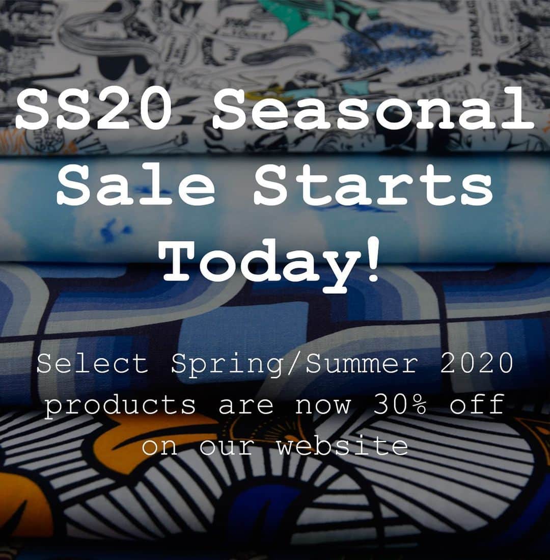 のインスタグラム：「Head over to our website to round off your warm-weather wardrobe with select shirting from our SS20 collection, now at 30% off. Link in our bio」