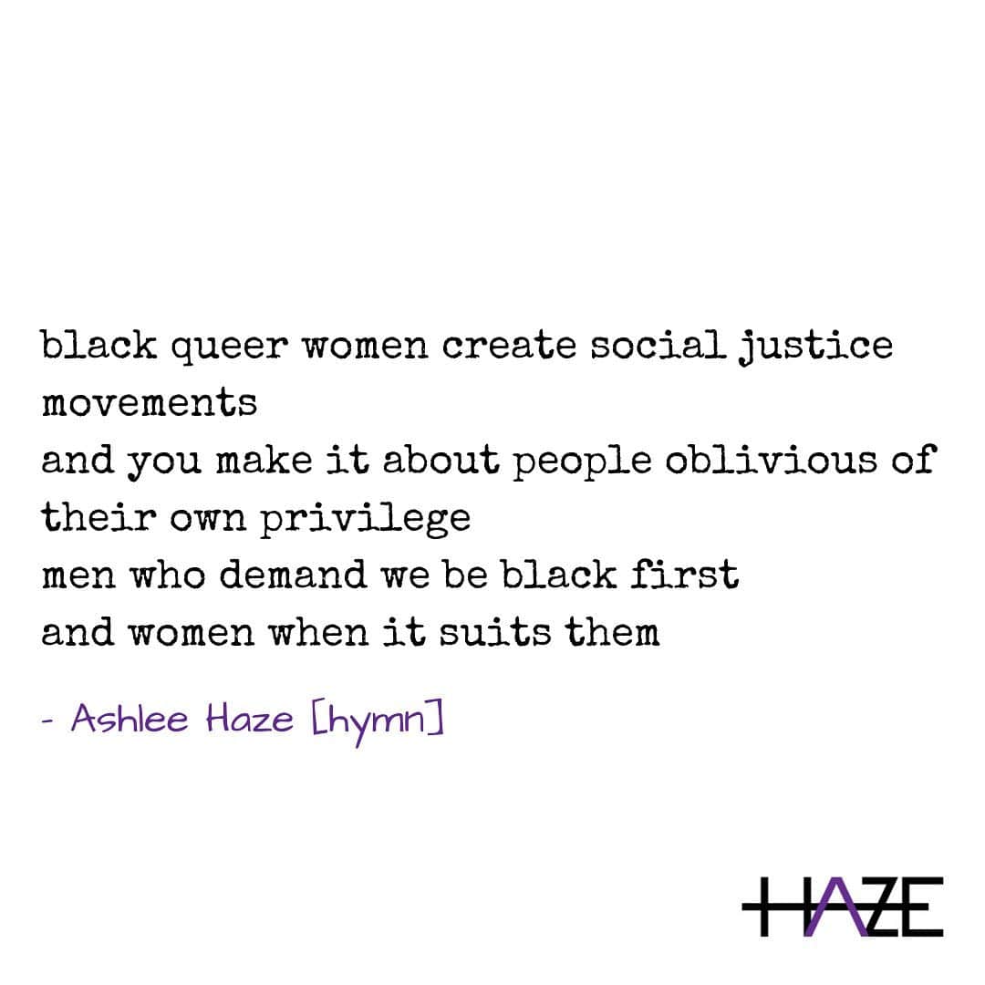 アシュリー・ヘイズさんのインスタグラム写真 - (アシュリー・ヘイズInstagram)「If your reform doesn’t center the voices if black women and queer folks then it falls short. From the book “SMOKE” by Ashlee Haze available on Amazon, kindle, audible, and ashleehaze.com #ashleehaze #smokebyashleehaze #intersectionality  #poetry #poetsofinstagram」7月17日 0時36分 - ashleehaze