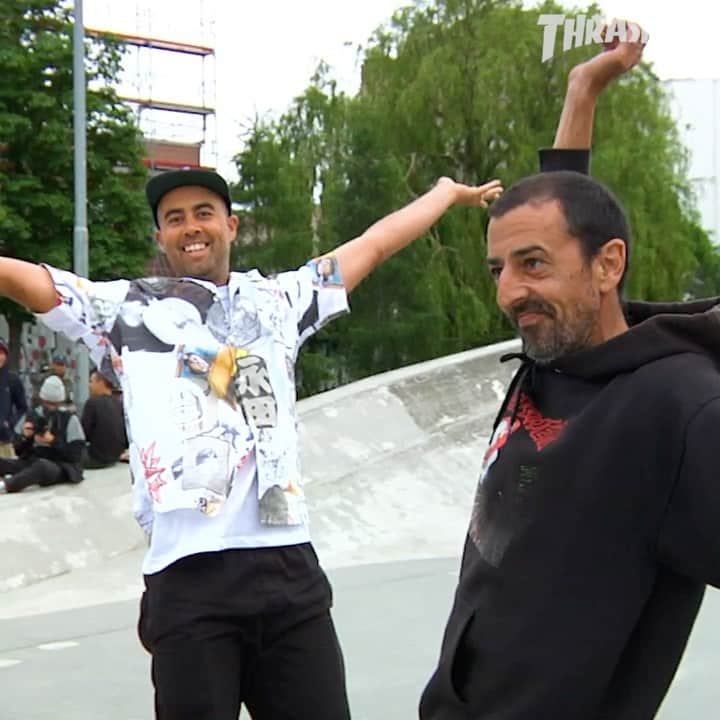 スラッシャーのインスタグラム：「The HOMIES hit Europe 🌍 Now playing on all Thrasher channels 📡 Filmed by @bonelesszine」