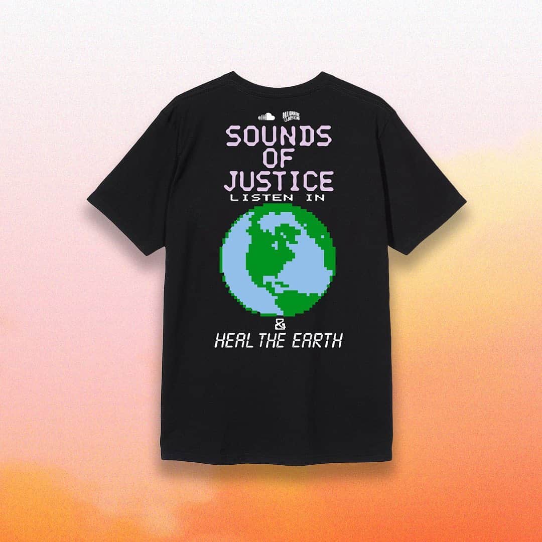 サウンドクラウドのインスタグラム：「With a combined belief in the healing power of music, @BBCicecream and SoundCloud created a limited edition t-shirt with all proceeds going towards New Virginia Majority, a non-profit that builds power for social justice through year-round community organizing and voter mobilization in VA. ⁠⠀ ⁠⠀ You can get the t-shirt on presale NOW @ link in bio.」