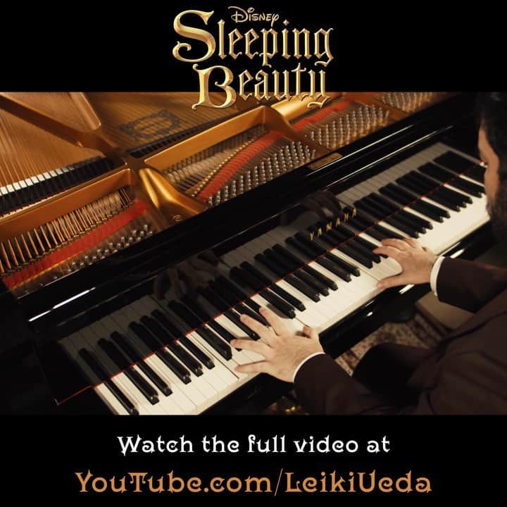 Leiki Uedaのインスタグラム：「“Once Upon a Dream” from Sleeping Beauty (Disney).  Watch the full video on YouTube.com/LeikiUeda (link in my bio!)」