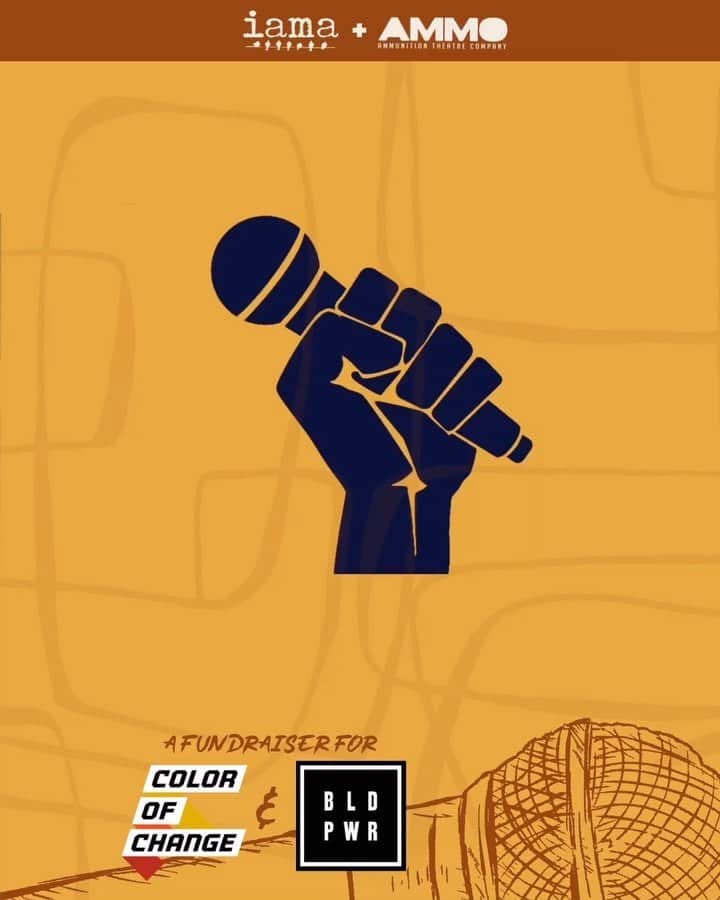 アダム・シャピロのインスタグラム：「TONIGHT! #PassTheMic @iamatheatre @ammotheatre @colorofchange @bldpwr  I did the editing and graphic/video design for this event...this isn’t some “early-April awkward zoom reading” ... @the_annalamadrid @blackski21 @jbersani @verbalberappin @hambone3 @deannabarillari #gabrielgironvives have taken streaming theatre events to the next level on this one!」