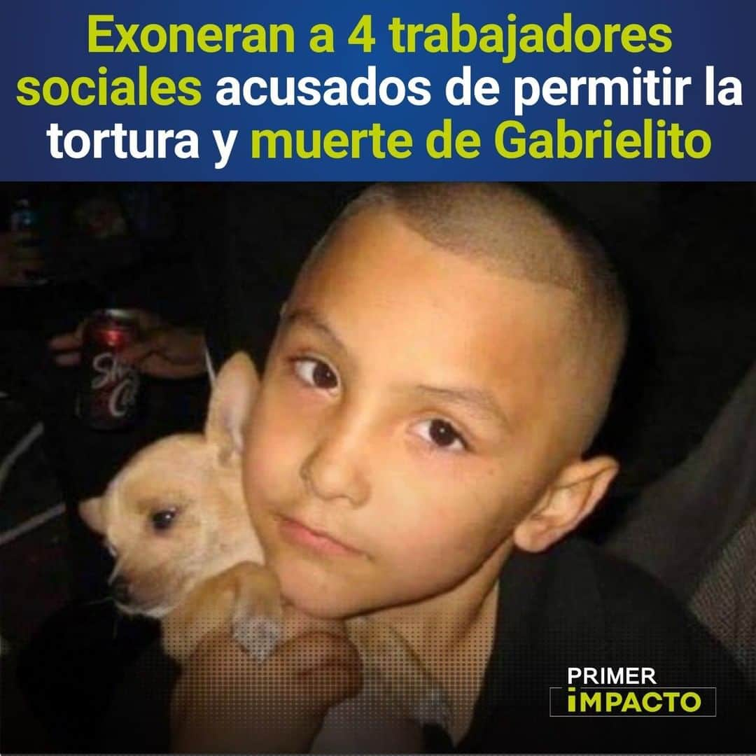 Primer Impactoさんのインスタグラム写真 - (Primer ImpactoInstagram)「Un juez desestimó el caso contra 4 trabajadores acusados de negligencia en el caso de la tortura y muerte en 2013 de Gabriel Herández.  Este era el último proceso penal pendiente.   En junio de 2018, Pearl Sinthia Fernández, madre del pequeño conocido como #Gabrielito, fue sentenciada a cadena perpetua sin posibilidad de libertad condicional, mientras que su novio, Isauro Aguirre, fue condenado a la pena de muerte.  La pareja abusó severamente de Gabriel durante meses previos a la muerte del niño  en su apartamento en la ciudad de #Palmdale, en el norte de #LosÁngeles.   Gabriel fue golpeado frecuentemente por Aguirre porque creía que el niño era gay.  La autopsia reveló que el niño sufrió numerosas lesiones, incluyendo una fractura de cráneo, 12 costillas rotas y quemaduras.  Los fiscales dijeron en el juicio que su padrastro lo obligaba a comer heces de gato y dormía atado y amordazado dentro de un pequeño armario.  Más de esta noticia en el link de nuestra biografía.  #PrimerImpacto.」7月17日 3時34分 - primerimpacto